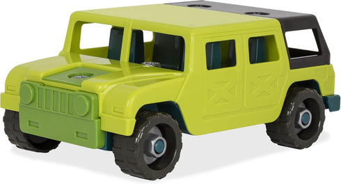 Battat Construction Toys for Kids - Developmental Take Apart Vehicle Kit with Screwdriver and Tools, 3 Years +