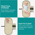 Navaris Baby Changing Mat Portable - Slim Lightweight & Foldable Baby Change Mat - Water Repellent Travel Changing Mat