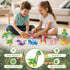 24 Pack 3-in-1 6-12 Easter Party Favors for Kids, Dinosaur Building Block Toys, Kids Classroom Gifts, Stocking