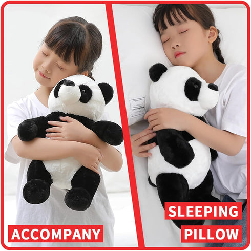 16" Cute Panda Bear Stuffed Animal Plush Toy - Soft Body Doll Panda Pillow - Gift for Kids Boy Girl Birthday