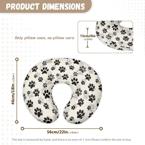 Panskyllis Paw Nursing Pillow Detachable Newborn Original Breastfeeding Slipcover Case and Positioner Removable Head