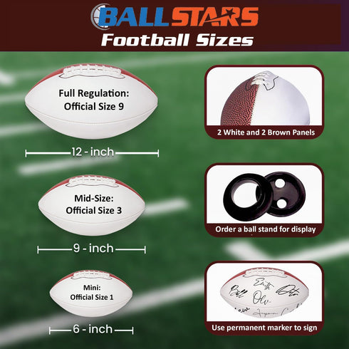 Customizable Baby Birth Announcement Football for Nursery Decor