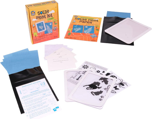 Set 36 5+ Toysmith Outdoor Discovery Solar Print Paper Kit Bundle Sun Printing for Kids Includes Sheets Sun Print