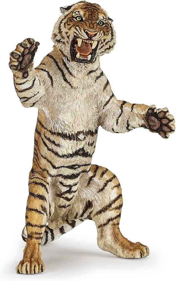 Papo Sumatran Tiger Figurine, Wild Animal Toy for Kids Age 3+, Hand-Painted, 10.5 x 9.5 x 12.5 cm