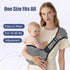 Beyoik 10-30 lbs(Grey) Baby Sling Carrier,Baby Sling with Cushion,Toddler Carrier with Comfortable Sponge