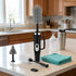 5-in-1 Long Handle Electric Water Bottle Brush, Straw Cleaner Brushes with Removable Brush Head, Water Bottle Brush