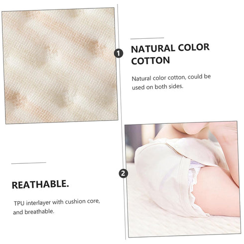 Toddmomy Changing Pad Washable and Reusable Diaper Mat for Newborns for Changing Tables and Travel Absorbent