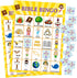 Fancy Land Bible Bingo Game for Vacation Bible School, 24 Players for Kids Christian Sunday Church