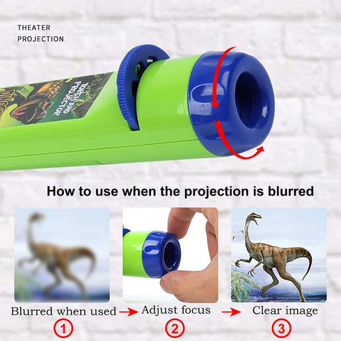 Georgie Porgy Children Projector Toys, Educational Science Set Wall Ceiling Tent Torch Flashlight Gifts for Kids