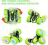 KKONES Remote Control Car, 2.4GHz Electric Race Stunt Car, 360° Rolling Rotation, LED Headlights RC Off Road Gift