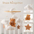 EERKEOD Baby Crib Mobile Bear Nursery Mobile for Boys Girls Teddy Velvet Mobile Nursery Decor for Infant Bedroom