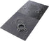 Feleph Space Moon Baseplate, 10x10 inches Classic Building Blocks Base Plate Gray, Compatible with Major Brands