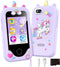 Kids Phone Toy Gift for Girls Age 3-8 - Toddler Smart Phone Dinosaur Learning Toys with Educational Games and Music