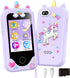 Kids Phone Toy Gift for Girls Age 3-8 - Toddler Smart Phone Dinosaur Learning Toys with Educational Games and Music