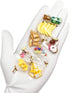 13 Packs Cute 1:12 Miniature Dollhouse Food, Lollipop, Toast, Cheese, and Donut Accessories