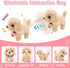 14PCS Set 3 4 5 6+ Dog Toys for Kids, Walking Barking Electronic Interactive Plush Puppy Toy with Carrier