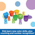 Learning Resources Snap-n-Learn Surprise Squirrels, 15 Pieces, Ages 18 Months+, Fine Motor Skills Educational Toys