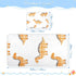 SyXIOP 28" 52" Orange Plaid Cute Dino Cooling Baby Crib Mattress x Breathable Crib Padding for Baby&Toddler