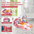 GUGUKUKU Tummy 0 3 6 9 12 Baby Gym Play Mat, Piano Kick and Play Lights and Music Time Toys Infant Musical Activity Gym