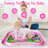 GARNHLOB 37.4"x29.9", Tummy Baby Water Mat Large Safe Inflatable Time Water Play Mat for Infants & Toddlers