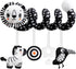 Baby Carseat Toy Black & White Rattle Spiral Hanging Activity Stroller Toy