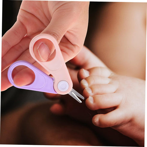 Set Baby Nail Clippers for Newborns Safe Nail Scissors Manicure Kit Storage Box Baby Grooming Essentials for Infant