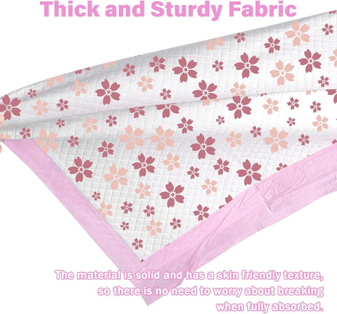 FORYEE 17 13 Inches (50 Pack) Disposable Changing Pad Liners for Baby x Absorbent Waterproof Underpads Incontinence