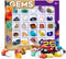 Byncceh Rock Collection Box for Kids - 25 Unique Gemstones Educational Science Kit, Great STEM Gift