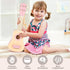 Set 2 3 4 7 1 2-5(Pink) Vanplay Kids Guitar for Girls - Toys for Year Old Girl Birthday Gifts - in Wooden Montessori