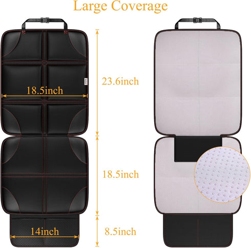 Meolsaek Car Seat Protector, Non-Slip Backing Will Not Leave Imprint, Waterproof Thicker Car Seat Cover for SUV, Sedan