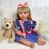 2 17-22 Inch BABESIDE Pcs Reborn Baby Doll Clothes for Babydolls, Reborn Doll Dress Accessories with Headband