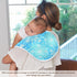 decor gift 4 Pack 22x11in Cotton Burp Cloth Soft and Absorbent? Winter Snowflake Blue Baby Rags for Unisex