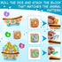 Board Games for Kids & Adults, Noah's Ark Wooden Balance Stacking Toys, Team Building Blocks STEM Toy, Fine Motor