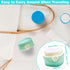 2Pcs Sunscreen Applicator for Kids, Sun Lotion Applicator with Protective Caps, Green