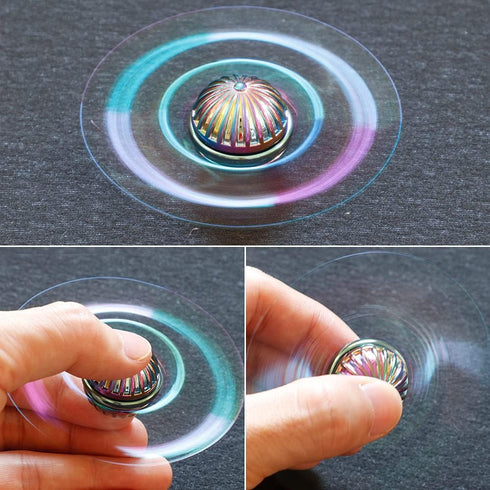 Umnodobn (2 Fidget Spinners Metal Toys for Adults Kids, Finger Hand Spinner Toy, Goodie Bag Fillers Party Favors