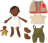 Manhattan Toy Playdate Friends 14 Inch Ellis Doll with Mini Bunny Stuffed Animal, Machine Washable & Dryer Safe