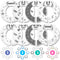 Eli with Love Baby Closet Dividers (Boho), Set of 8 Baby Clothes Dividers for Nursery Hangers