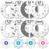Eli with Love Baby Closet Dividers (Boho), Set of 8 Baby Clothes Dividers for Nursery Hangers
