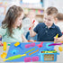 Wxqfumy Set, 31 3D Dough Tool Pcs Basic Dough Tools Kits for Kids, Dough Accessories Includes Storage Container, Mat