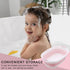 Generic ToddlerBathTub- Foldable Washing Basin, Portable PetBathTub| Lightweight Travel BabyBathTub, Dog Washing