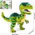 CSNRHG 6+ 1457 Dinosaur Tyrannosaurus Rex Building Blocks Velociraptor Model Decor Micro Mini Blocks Toy Birthday