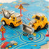 3-5 Bulldozer 3 4 5 6 Plastic Puzzles for Kids Ages with Toy Car + Cement Mixer, Toddler Puzzles Gift, Critical