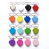 20Pcs 16 Enamel Suspender Clips Metal Heart Pacifier Clips for Pacifier Holder Clip Bed Sheet Garment Mitten Making DIY
