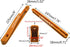 Crib Fence Lifter Lifting Rail Connection Set - Brown with Screws