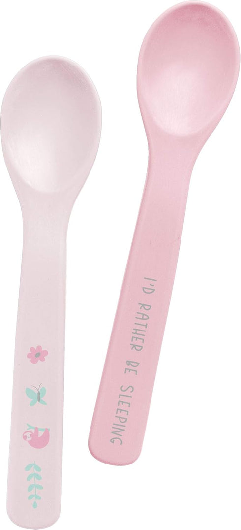 Stephen Joseph Silicone Baby Spoons - One Size, SLOTH