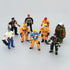ONEST 12 Pieces Firefighter Action Figures, 4" Toys with Hats & Accessories for Teens Party Decoration