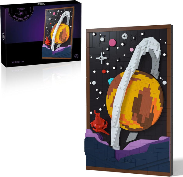 Givenni Art Planetary Exploration Space Frame Building Sets - 3D Puzzle Building