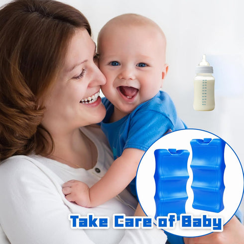 3 Pack Pack,Bottle Packs Packs Breastmilk Ice Ice for Breastmilk Storage,Contoured Ice for Breast Milk,Baby