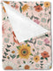 SqtmuHLuo Floral Baby Blanket for Girls Gifts Boho Flower Wildflower Baby Nursery Bed