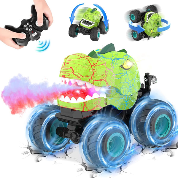 Monster Truck Toys - Remote Control Monster Truck with Spray & Light,